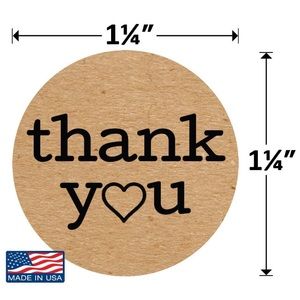 Other - 200 Kraft Paper Stickers Other - 200 Kraft Paper Stickers